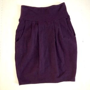 Purple Pencil skirt with pockets size small